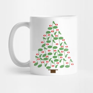 Musical Green Christmas Tree Mug